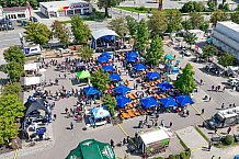 Eishockey, Herren, DEL, Saison 2023-2024, ERC Ingolstadt - Saisoneröffnungsfeier - Drohnenfotos, 13.08.2023