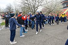 Eishockey, Herren, DEL, Saison 2022-2023, Playoff-Finale - Spiel 1, ERC Ingolstadt - Abfahrt vor Finalspiel 1, 14.04.2023