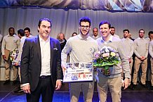 Abschlussfeier der Saison 2017 / 2018 in der Spielstaette des ERC Saturn Arena