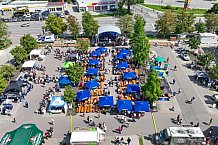 Eishockey, Herren, DEL, Saison 2023-2024, ERC Ingolstadt - Saisoneröffnungsfeier - Drohnenfotos, 13.08.2023