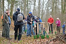 Eishockey, Herren, DEL, Saison 2023-2024, ERC Ingolstadt - Baumpflanzaktion, 02.03.2024