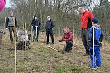 Eishockey, Herren, DEL, Saison 2023-2024, ERC Ingolstadt - Baumpflanzaktion, 02.03.2024