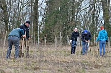 Eishockey, Herren, DEL, Saison 2023-2024, ERC Ingolstadt - Baumpflanzaktion, 02.03.2024