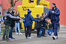 Eishockey, Herren, DEL, Saison 2022-2023, Playoff-Finale - Spiel 1, ERC Ingolstadt - Abfahrt vor Finalspiel 1, 14.04.2023