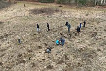 Eishockey, Herren, DEL, Saison 2023-2024, ERC Ingolstadt - Baumpflanzaktion, 03.03.2024