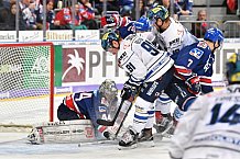 Adler Mannheim vs ERC Ingolstadt, Eishockey, DEL, Deutsche Eishockey Liga, Spieltag 39, 24.01.2018
