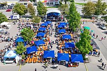 Eishockey, Herren, DEL, Saison 2023-2024, ERC Ingolstadt - Saisoneröffnungsfeier - Drohnenfotos, 13.08.2023