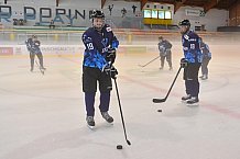 Fantraining mit Co-Trainer Tim Regan (ERC Ingolstadt), Vinschgau Cup, 24.08.2019