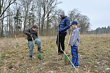 Eishockey, Herren, DEL, Saison 2023-2024, ERC Ingolstadt - Baumpflanzaktion, 02.03.2024