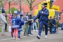 Eishockey, Herren, DEL, Saison 2022-2023, Playoff-Finale - Spiel 1, ERC Ingolstadt - Abfahrt vor Finalspiel 1, 14.04.2023