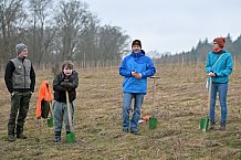 Eishockey, Herren, DEL, Saison 2023-2024, ERC Ingolstadt - Baumpflanzaktion, 02.03.2024