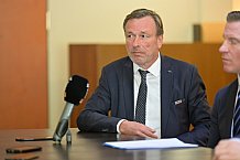 Eishockey, Herren, DEL, Saison 2021-2022, ERC Ingolstadt - Vorstellung Sportdirektor Tim Regan, 22.04.2022