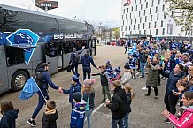 Eishockey, Herren, DEL, Saison 2022-2023, Playoff-Finale - Spiel 1, ERC Ingolstadt - Abfahrt vor Finalspiel 1, 14.04.2023