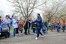 Eishockey, Herren, DEL, Saison 2022-2023, Playoff-Finale - Spiel 1, ERC Ingolstadt - Abfahrt vor Finalspiel 1, 14.04.2023