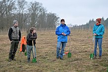 Eishockey, Herren, DEL, Saison 2023-2024, ERC Ingolstadt - Baumpflanzaktion, 02.03.2024