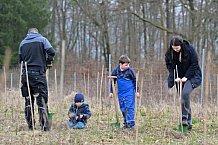 Eishockey, Herren, DEL, Saison 2023-2024, ERC Ingolstadt - Baumpflanzaktion, 02.03.2024