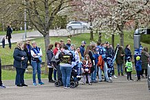 Eishockey, Herren, DEL, Saison 2022-2023, Playoff-Finale - Spiel 1, ERC Ingolstadt - Abfahrt vor Finalspiel 1, 14.04.2023