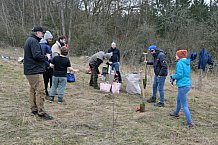 Eishockey, Herren, DEL, Saison 2023-2024, ERC Ingolstadt - Baumpflanzaktion, 02.03.2024